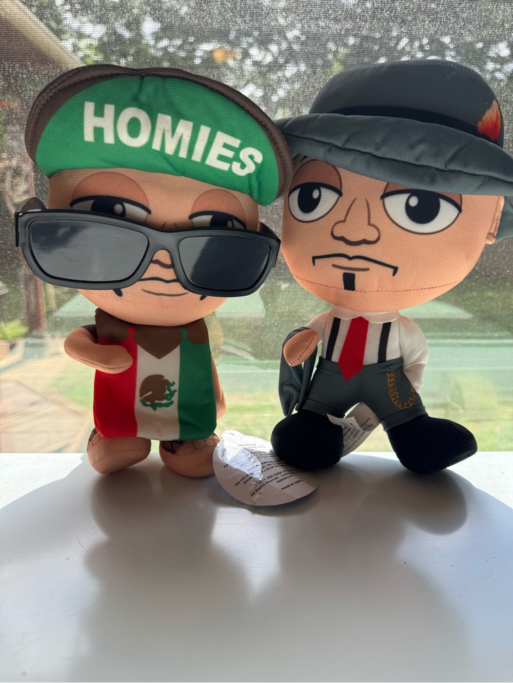 Homies Mr Raza Plush Toy Big Headz Doll & Homies Chuco Plush Toy Big Headz Doll